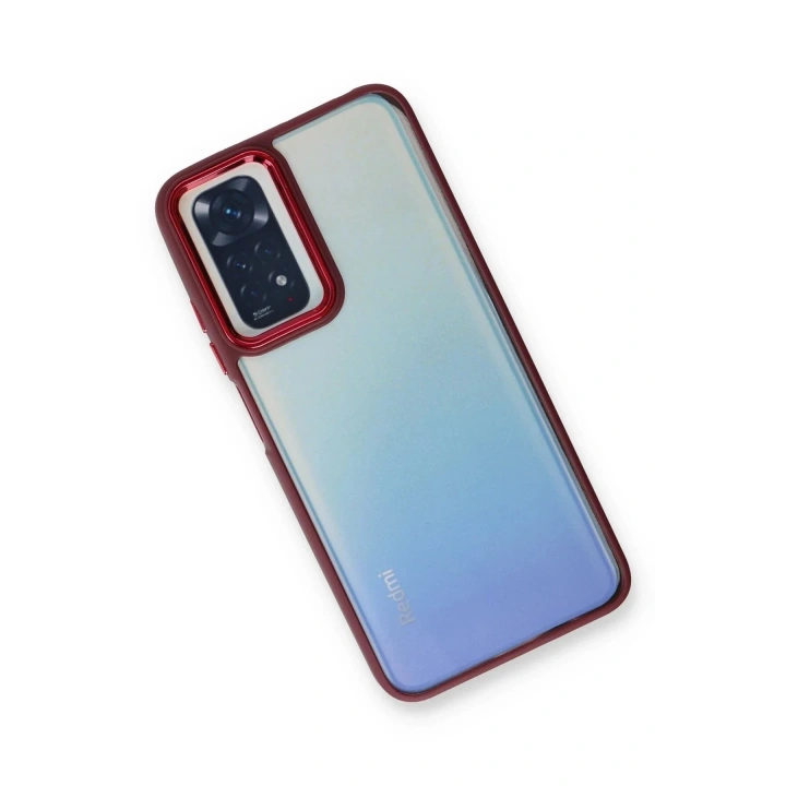 Mey İthalat®   Redmi Note 11 Pro Kılıf Dora Kapak - Kırmızı