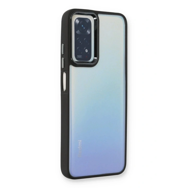 Mey İthalat®   Redmi Note 11 Pro Kılıf Dora Kapak - Siyah