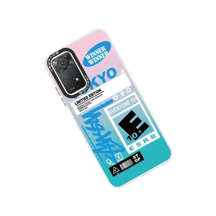Mey İthalat®   Redmi Note 11 Pro Kılıf Estoril Desenli Kapak - Estoril - 1