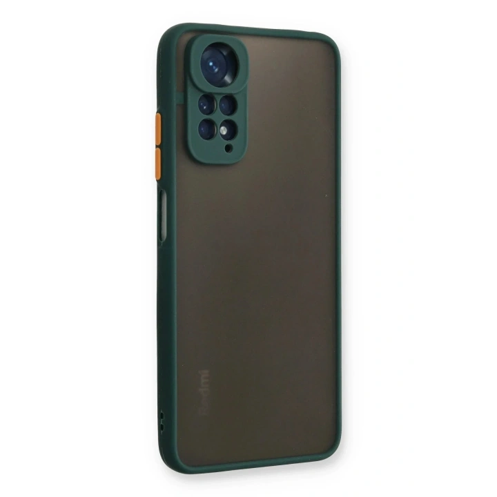 Mey İthalat®   Redmi Note 11 Pro Kılıf Montreal Silikon Kapak - Yeşil