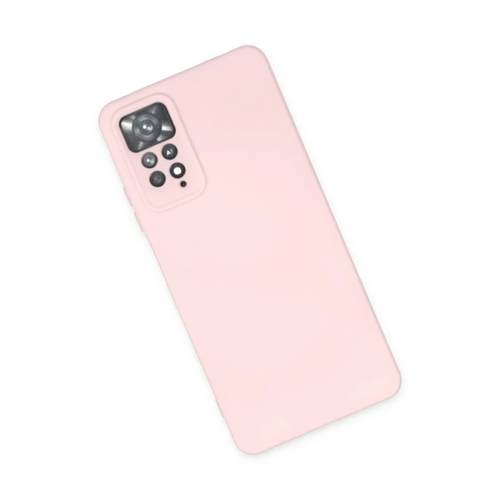 Mey İthalat®   Redmi Note 11 Pro Kılıf Nano içi Kadife Silikon - Pudra