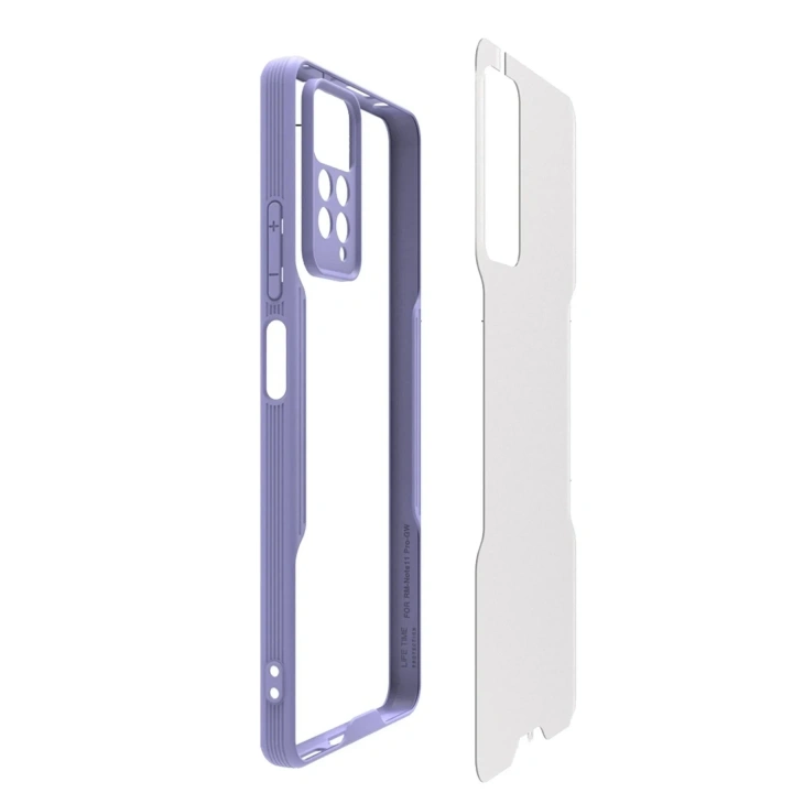 Mey İthalat®   Redmi Note 11 Pro Kılıf Platin Silikon - Yeşil