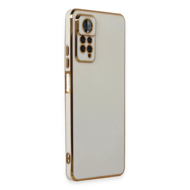Mey İthalat®   Redmi Note 11 Pro Kılıf Volet Silikon - Beyaz
