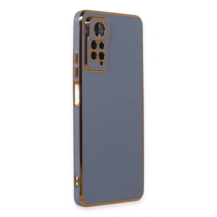Mey İthalat®   Redmi Note 11 Pro Kılıf Volet Silikon - Mavi