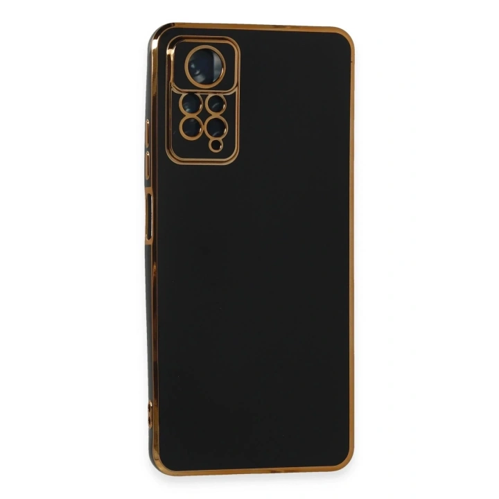 Mey İthalat®   Redmi Note 11 Pro Kılıf Volet Silikon - Siyah