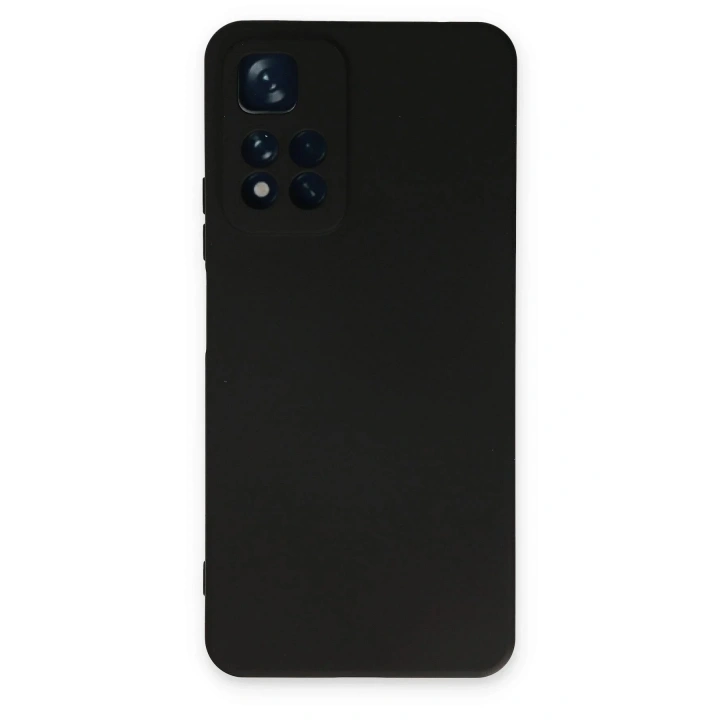 Mey İthalat®   Redmi Note 11 Pro Plus 5G Kılıf Nano içi Kadife Silikon - Siyah