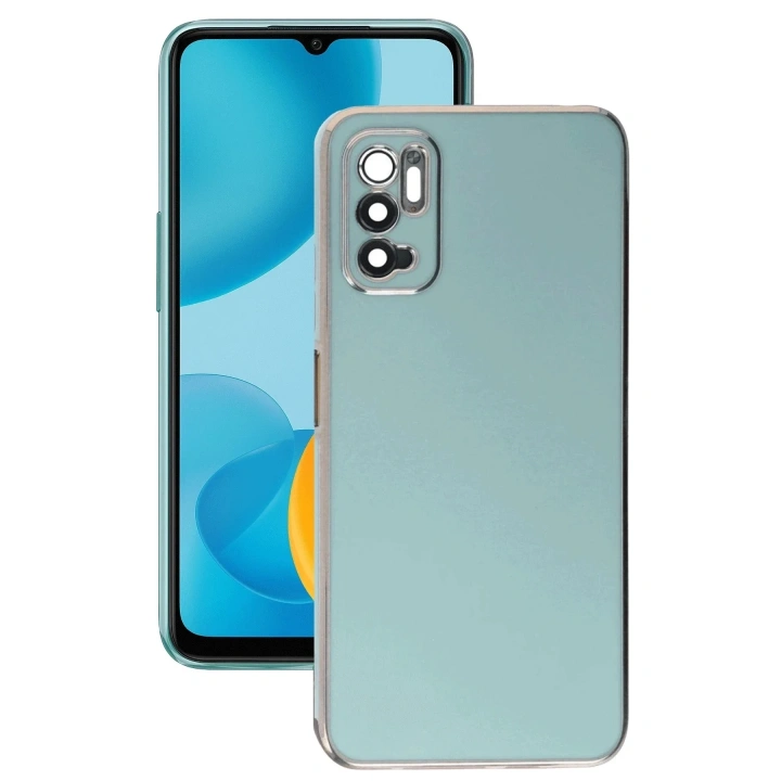Mey İthalat®   Redmi Note 11 SE Kılıf Volet Silikon - Açık Yeşil