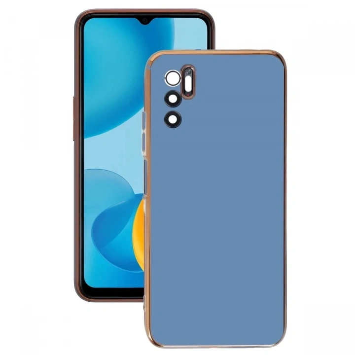 Mey İthalat®   Redmi Note 11 SE Kılıf Volet Silikon - Mavi