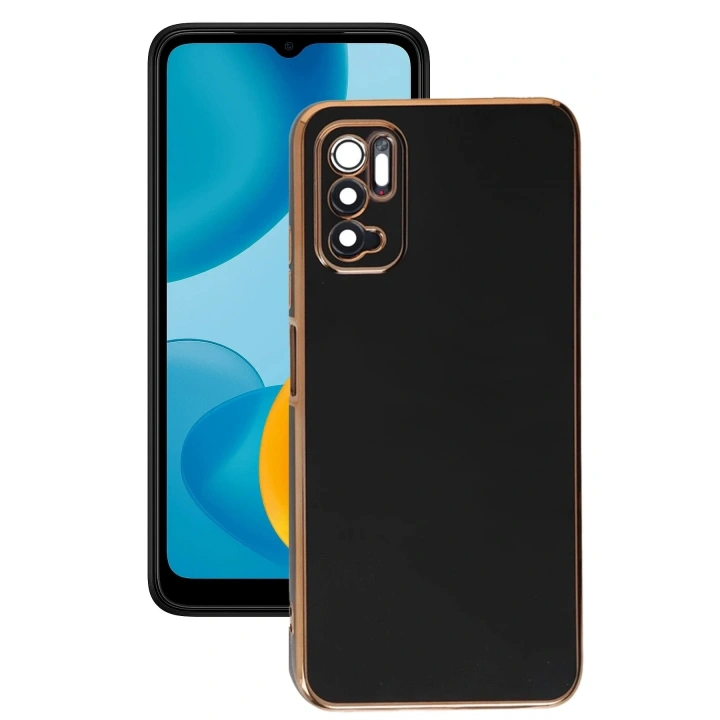 Mey İthalat®   Redmi Note 11 SE Kılıf Volet Silikon - Siyah