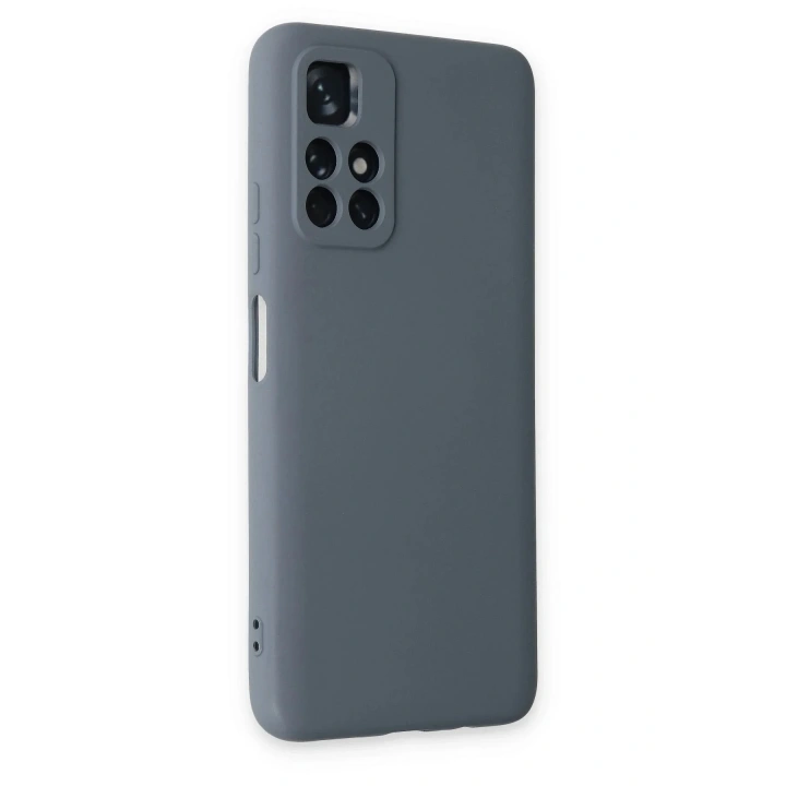 Mey İthalat®   Redmi Note 11T Kılıf Nano içi Kadife Silikon - Gri