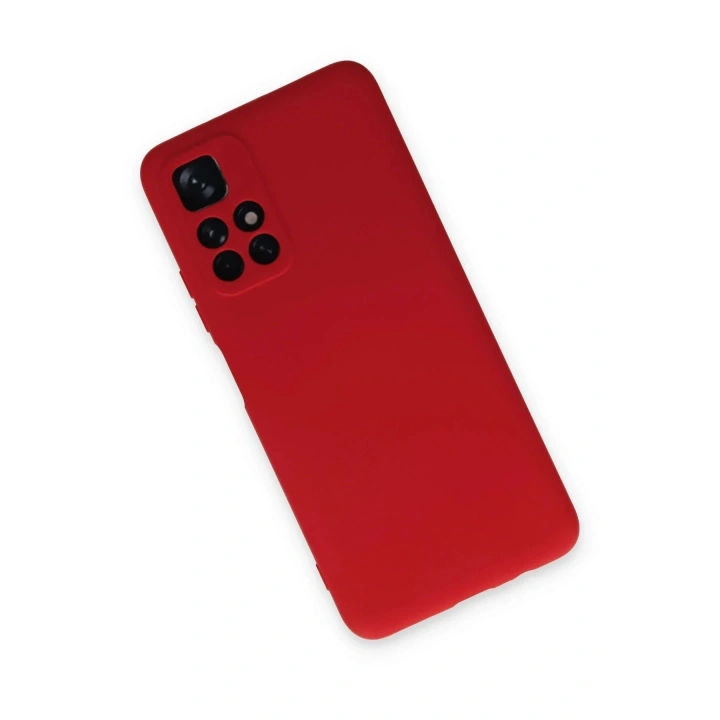 Mey İthalat®   Redmi Note 11T Kılıf Nano içi Kadife Silikon - Kırmızı