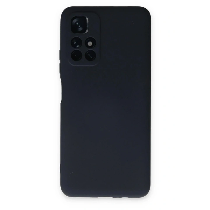 Mey İthalat®   Redmi Note 11T Kılıf Nano içi Kadife Silikon - Lacivert
