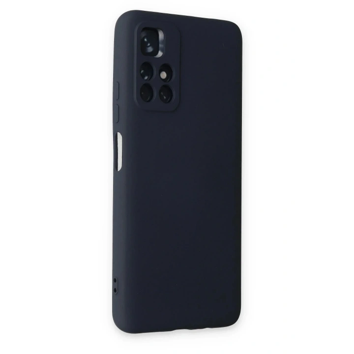 Mey İthalat®   Redmi Note 11T Kılıf Nano içi Kadife Silikon - Lacivert