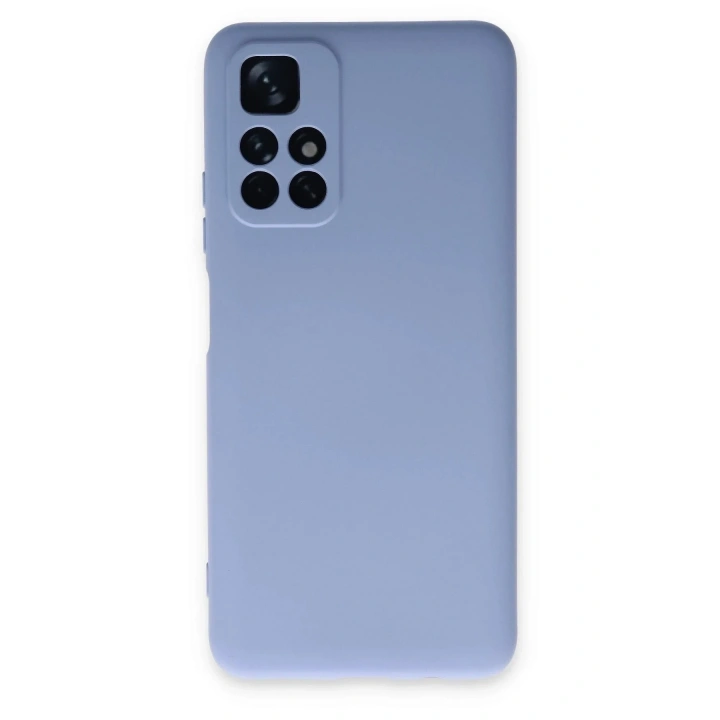 Mey İthalat®   Redmi Note 11T Kılıf Nano içi Kadife Silikon - Lila