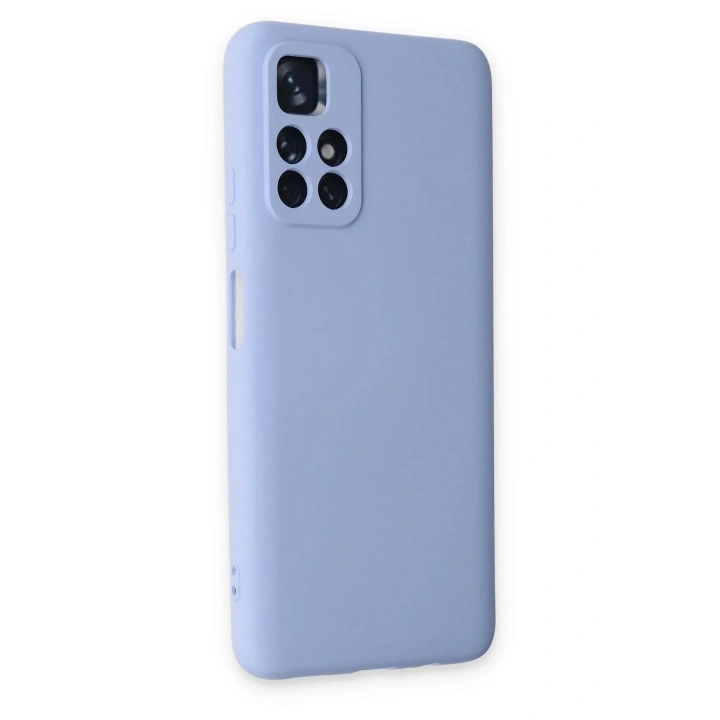 Mey İthalat®   Redmi Note 11T Kılıf Nano içi Kadife Silikon - Lila