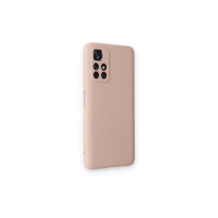 Mey İthalat®   Redmi Note 11T Kılıf Nano içi Kadife Silikon - Pudra