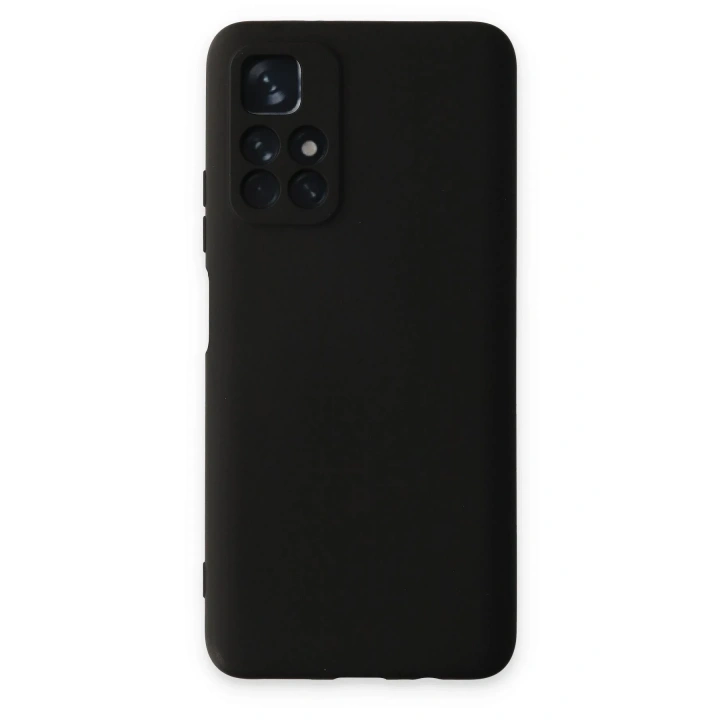 Mey İthalat®   Redmi Note 11T Kılıf Nano içi Kadife Silikon - Siyah