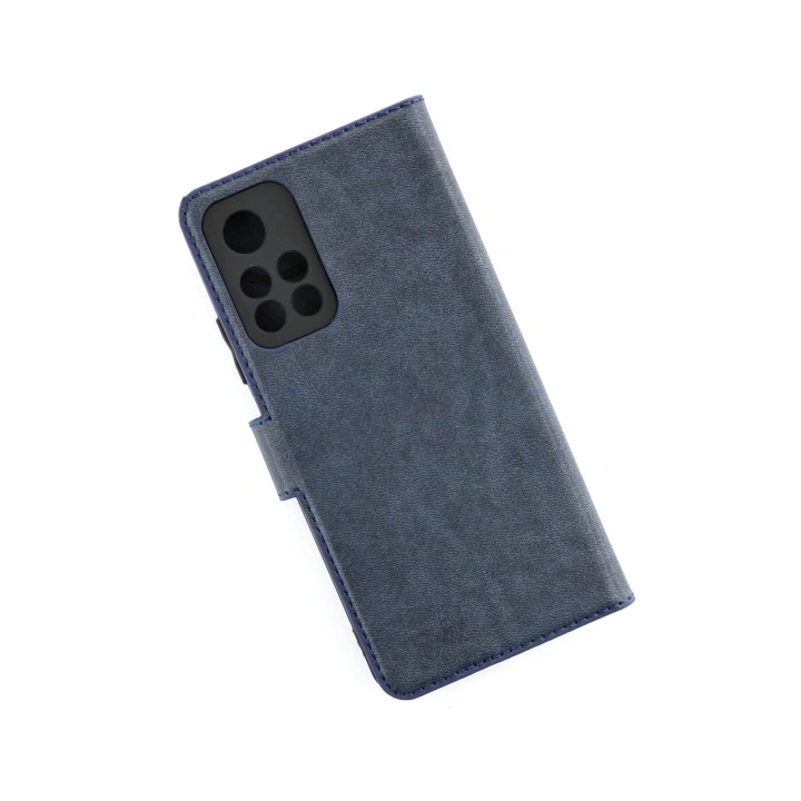 Mey İthalat®   Redmi Note 11T Kılıf Trend S Plus Kapaklı Kılıf - Lacivert