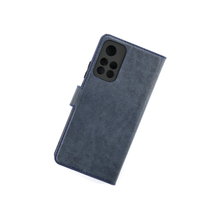 Mey İthalat®   Redmi Note 11T Kılıf Trend S Plus Kapaklı Kılıf - Lacivert