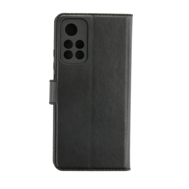 Mey İthalat®   Redmi Note 11T Kılıf Trend S Plus Kapaklı Kılıf - Siyah