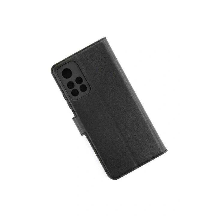 Mey İthalat®   Redmi Note 11T Kılıf Trend S Plus Kapaklı Kılıf - Siyah
