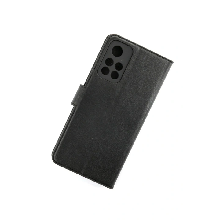 Mey İthalat®   Redmi Note 11T Kılıf Trend S Plus Kapaklı Kılıf - Siyah