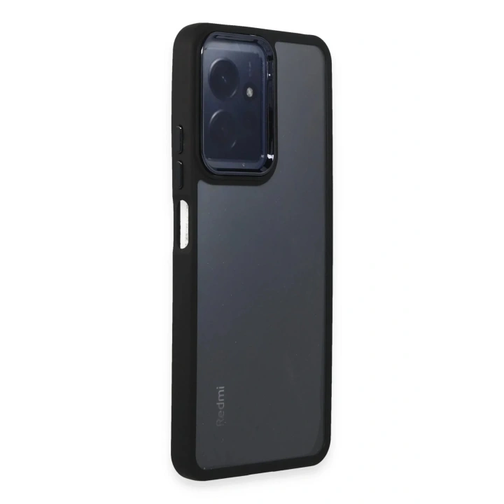 Mey İthalat®   Redmi Note 12 4G Kılıf Dora Kapak - Siyah