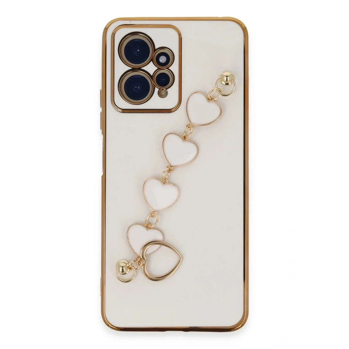 Mey İthalat®   Redmi Note 12 4G Kılıf Esila Silikon - Beyaz