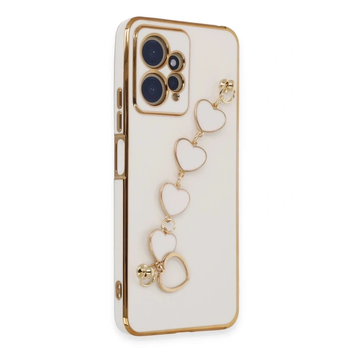 Mey İthalat®   Redmi Note 12 4G Kılıf Esila Silikon - Beyaz