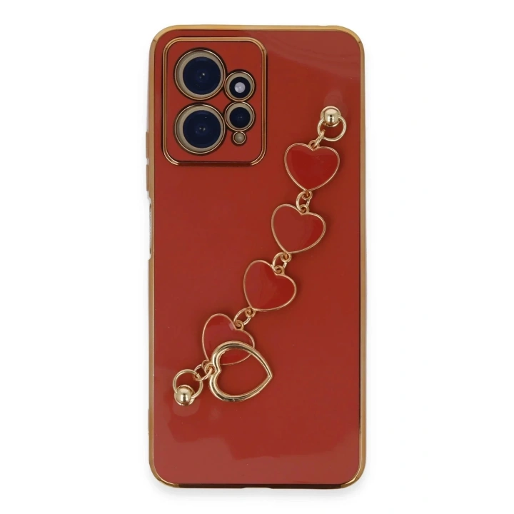 Mey İthalat®   Redmi Note 12 4G Kılıf Esila Silikon - Kırmızı