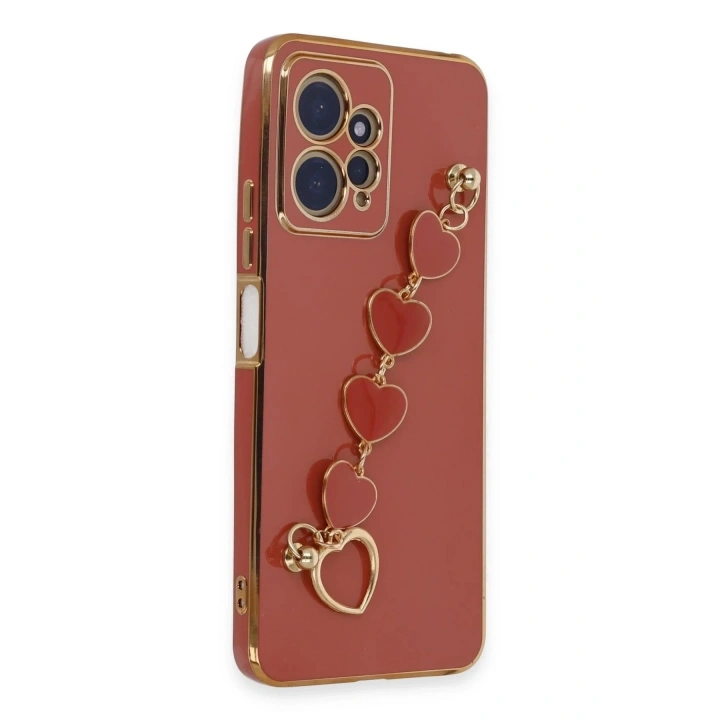 Mey İthalat®   Redmi Note 12 4G Kılıf Esila Silikon - Kırmızı