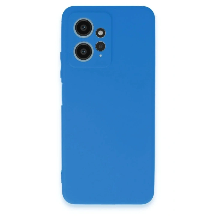 Mey İthalat®   Redmi Note 12 4G Kılıf First Silikon - Mavi