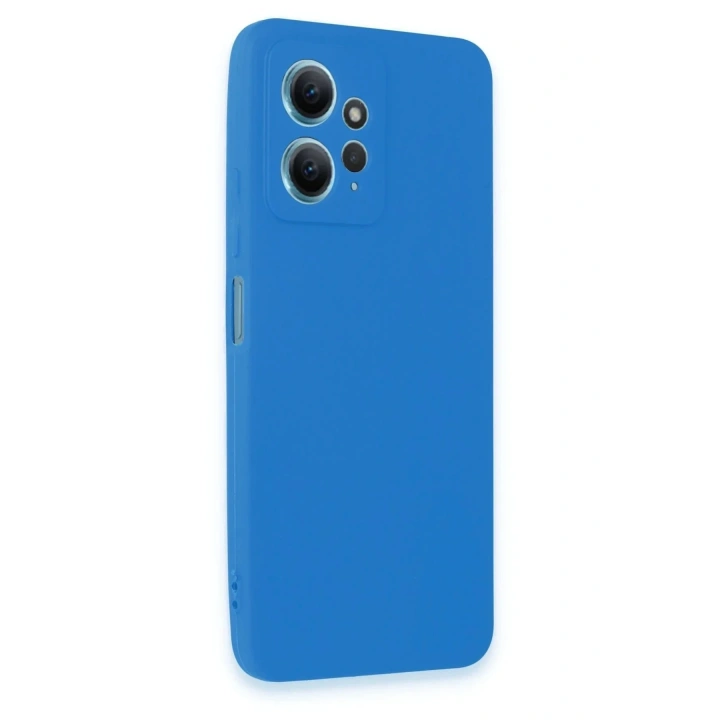 Mey İthalat®   Redmi Note 12 4G Kılıf First Silikon - Mavi