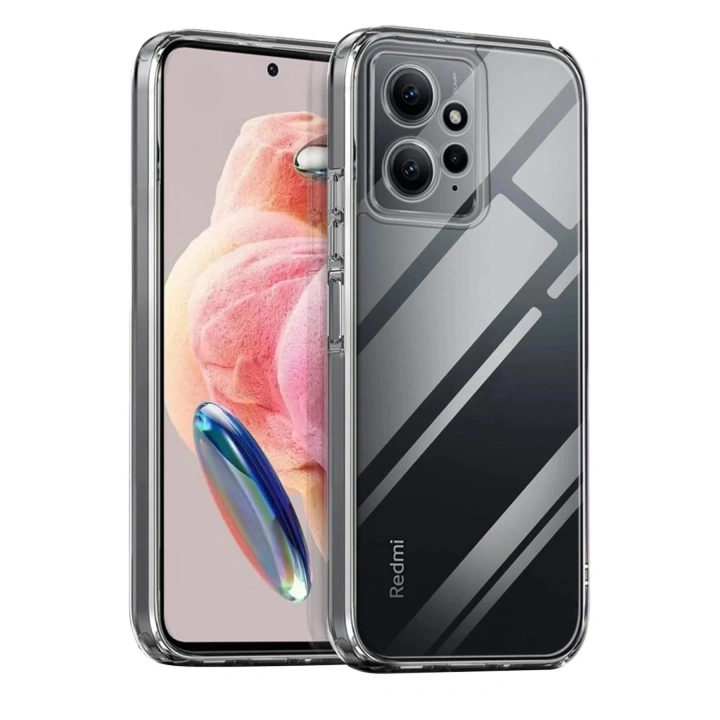 Mey İthalat®   Redmi Note 12 4G Kılıf Lüx Şeffaf Silikon