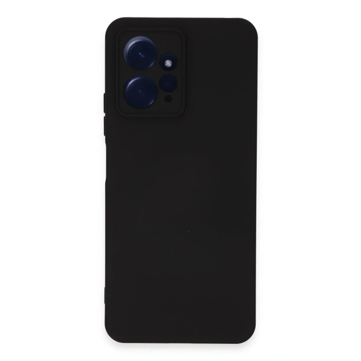 Mey İthalat®   Redmi Note 12 4G Kılıf Nano içi Kadife Silikon - Siyah
