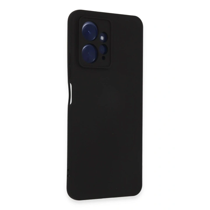 Mey İthalat®   Redmi Note 12 4G Kılıf Nano içi Kadife Silikon - Siyah