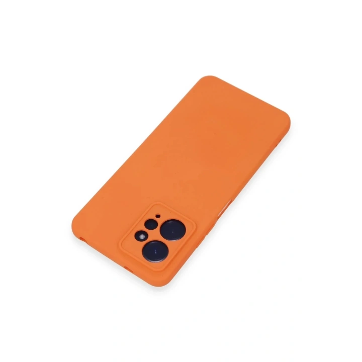 Mey İthalat®   Redmi Note 12 4G Kılıf Nano içi Kadife Silikon - Turuncu