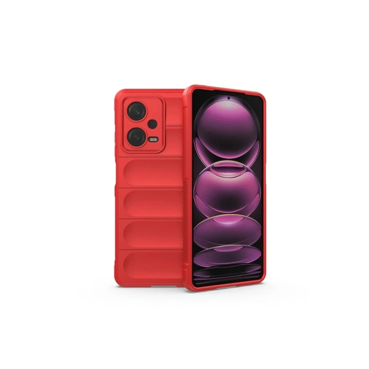 Mey İthalat®   Redmi Note 12 4G Kılıf Optimum Silikon - Kırmızı