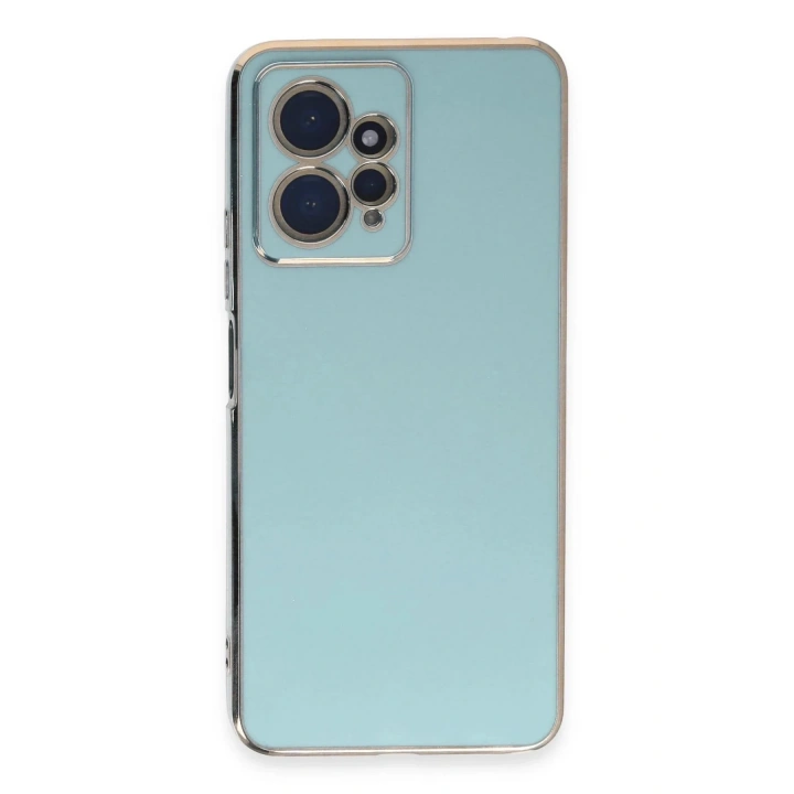 Mey İthalat®   Redmi Note 12 4G Kılıf Volet Silikon - Açık Yeşil