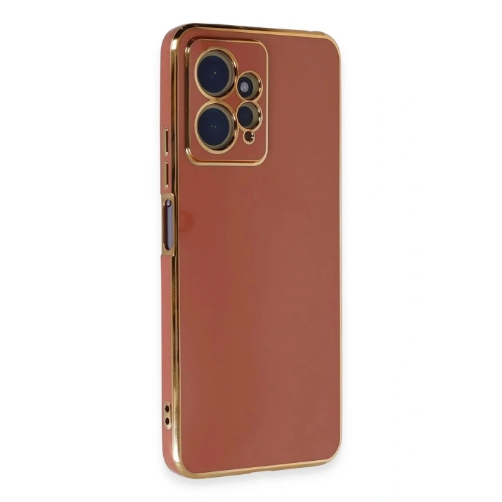 Mey İthalat®   Redmi Note 12 4G Kılıf Volet Silikon - Kırmızı