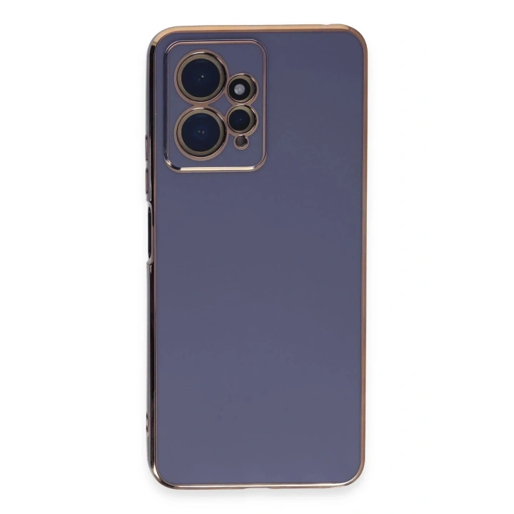 Mey İthalat®   Redmi Note 12 4G Kılıf Volet Silikon - Mavi