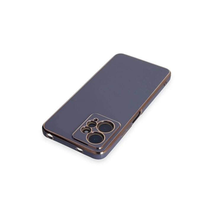 Mey İthalat®   Redmi Note 12 4G Kılıf Volet Silikon - Mavi