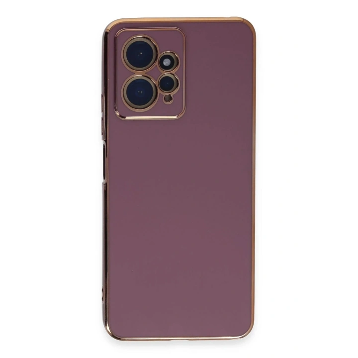 Mey İthalat®   Redmi Note 12 4G Kılıf Volet Silikon - Mor