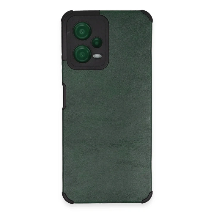 Mey İthalat®   Redmi Note 12 5G Kılıf Loop Deri Silikon - Yeşil