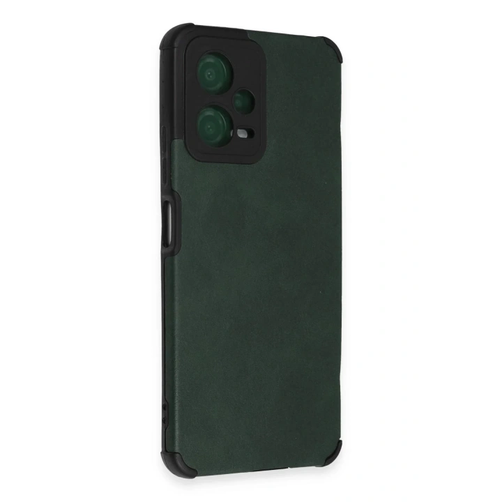 Mey İthalat®   Redmi Note 12 5G Kılıf Loop Deri Silikon - Yeşil