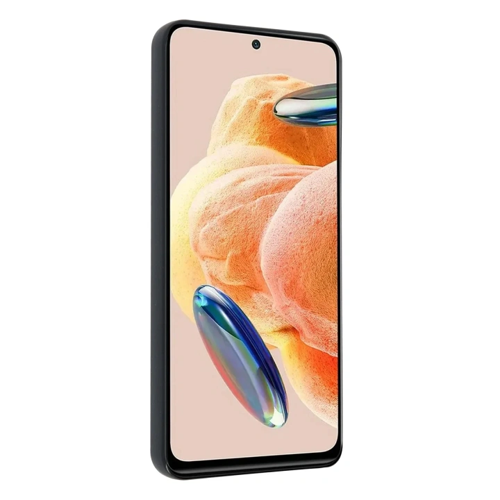 Mey İthalat®   Redmi Note 12 Pro 4G Kılıf Aras Deri Kapak - Pudra