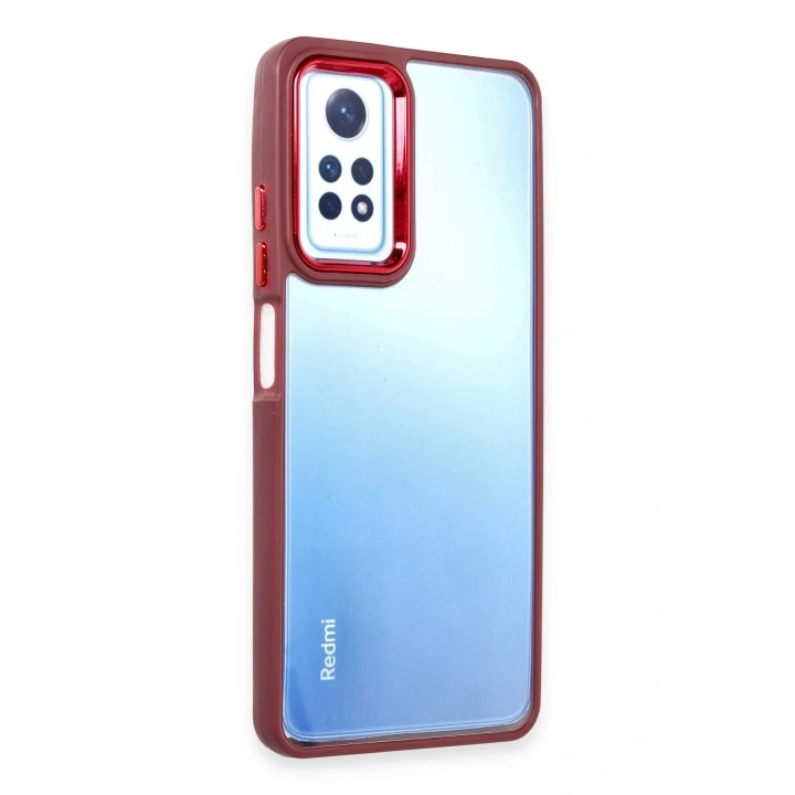 Mey İthalat®   Redmi Note 12 Pro 4G Kılıf Dora Kapak - Kırmızı
