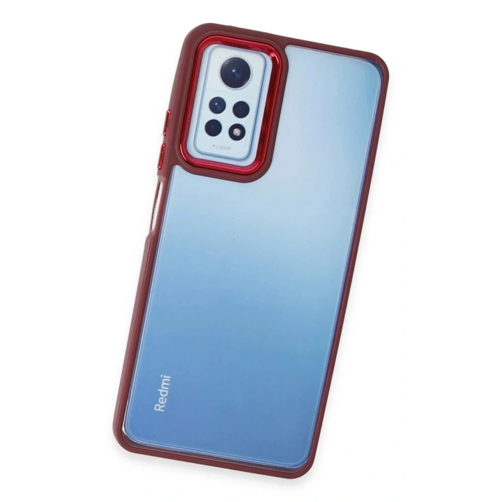 Mey İthalat®   Redmi Note 12 Pro 4G Kılıf Dora Kapak - Kırmızı
