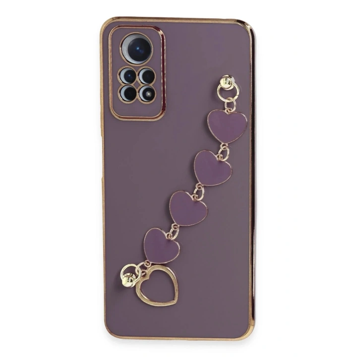 Mey İthalat®   Redmi Note 12 Pro 4G Kılıf Esila Silikon - Mor