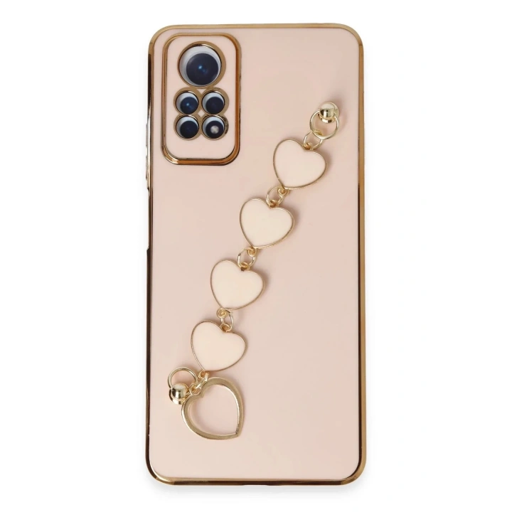 Mey İthalat®   Redmi Note 12 Pro 4G Kılıf Esila Silikon - Pudra
